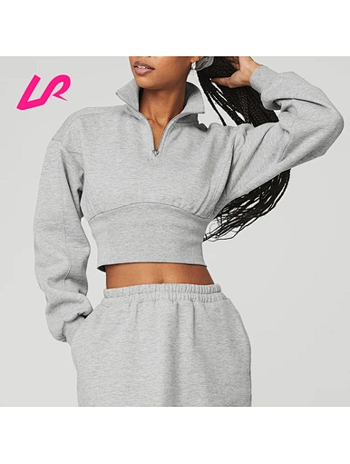 Upgrade your style with our crop sweatshirt for women. Made from soft, comfortable materials, it's perfect for year-round wear. Shop now!